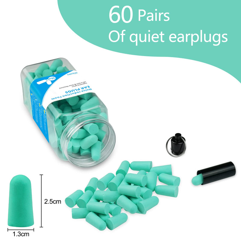 Gvolatee Soft Ear Plugs For Sleeping, 60 Pairs Snr 38 Db Ohropax Classic, Reusable Small Ear Canal And Children'S Ear Protection Earplugs For Snoring, Relaxing, Sleeping, Learning, Loud - NewNest Australia