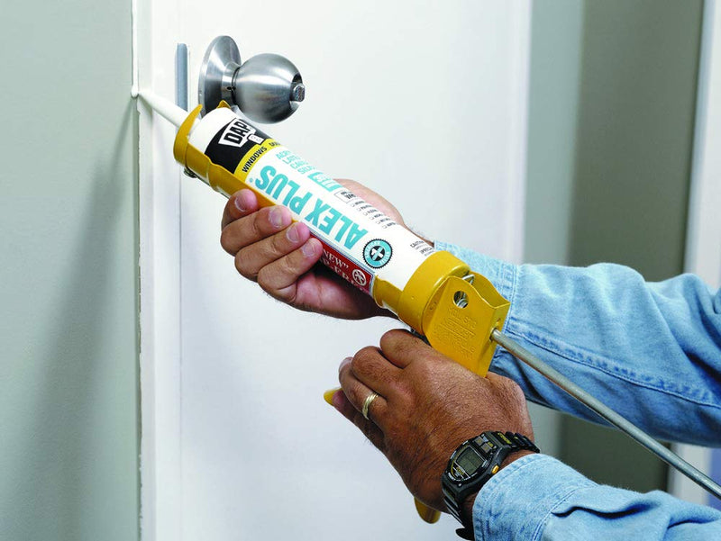 DAP INC 18152 10.1oz White Alex Plus Acrylic Latex Caulk with Silicone 10.1 FL OZ - NewNest Australia