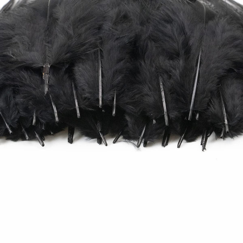 200pcs 5-7 Inches Saddle Hackle Black Rooster Feather for Crafts Natural Pheasant Neck Feathers DIY Pendant Earrings Dream Catcher - NewNest Australia