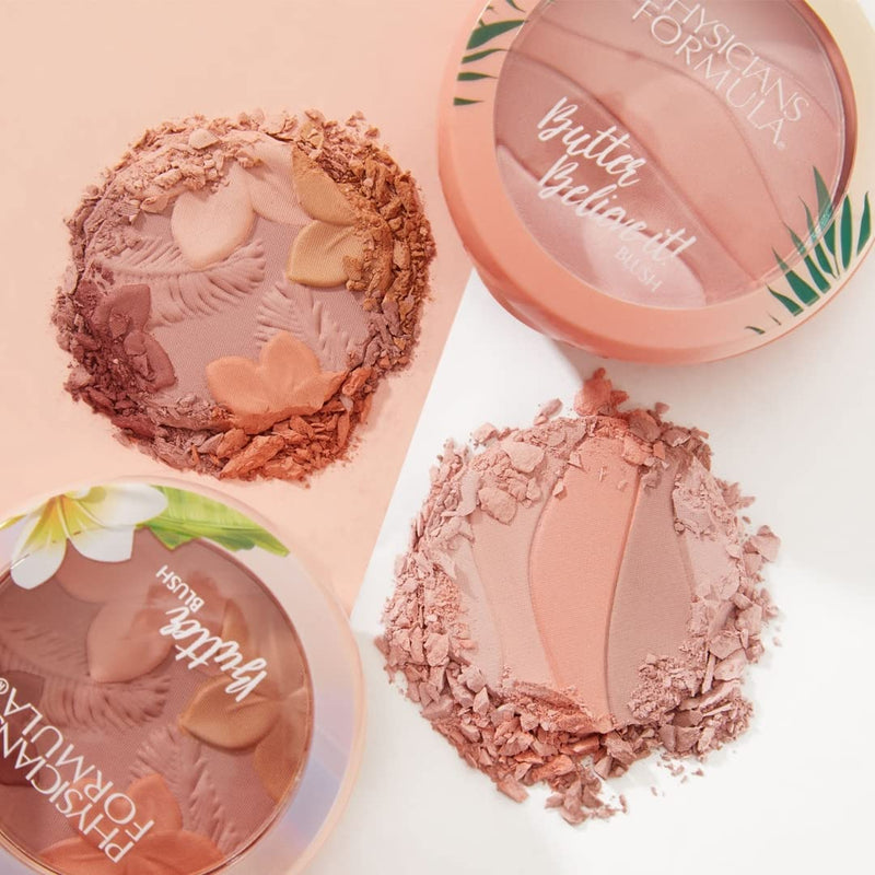 Physicians Formula, Matte Monoi Butter Blush, Matte Cream Blusher for a Natural Look, Pink Blusher with Murumuru Butter, Cupuacu Butter, Tucuma Butter, and Tahitian Monoi Butter, Mauvy Mattes - NewNest Australia