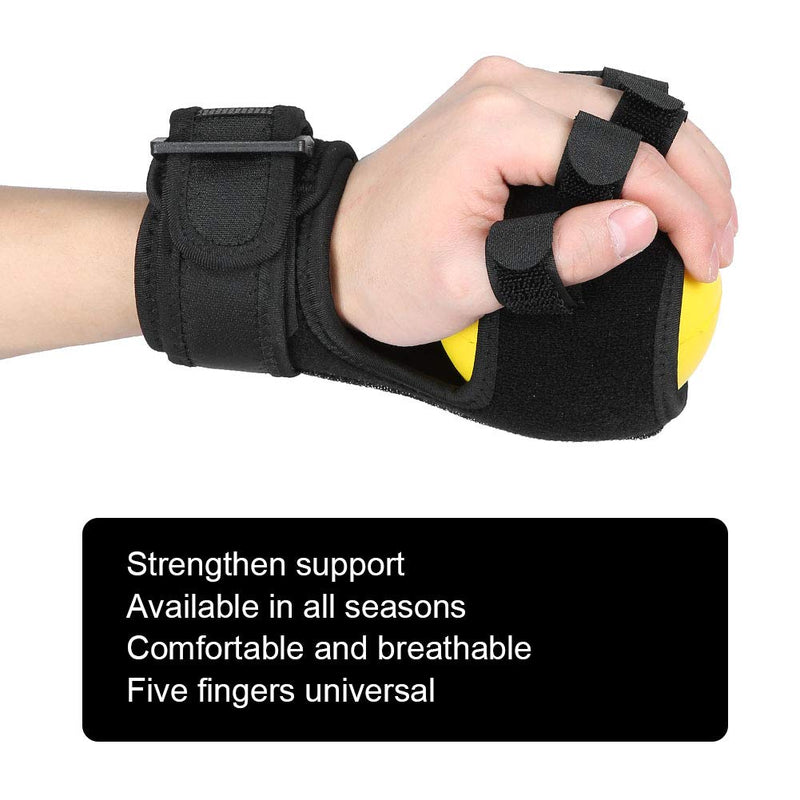 Brrnoo Finger Orthosis Ball Gloves, Grip Strength Ball Finger Device Training Equipment Anti-Spastic Splint With Aluminum Strips For Hand Impairment Hemiplegia Stroke - NewNest Australia