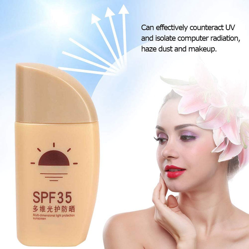 30 g SPF 35+ Sunscreen Optimum Protection, Golden Tinted Cream Limits Hyperpigmentation and Protects Scars, Moisturizing Waterproof Sunblock Cream - NewNest Australia