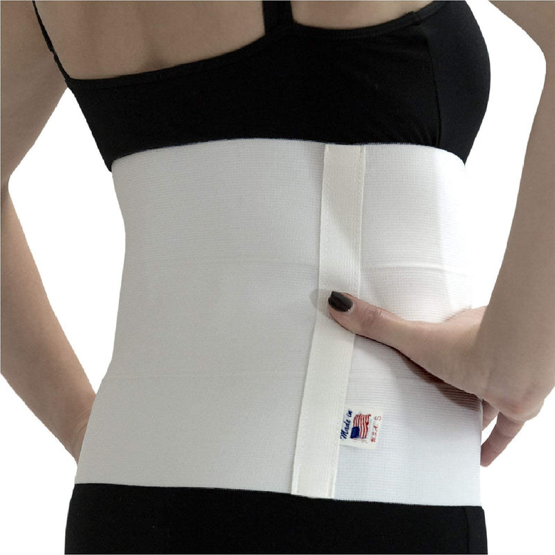 ITA-MED 9” Abdominal Support Binder For Men & Women, Postpartum Post-Surgical Recovery and Pain Relief Wrap, Unisex Abdomen Navel Umbilical Hernia Support Belt with Body-Shaping Effect, Made In USA Small - NewNest Australia