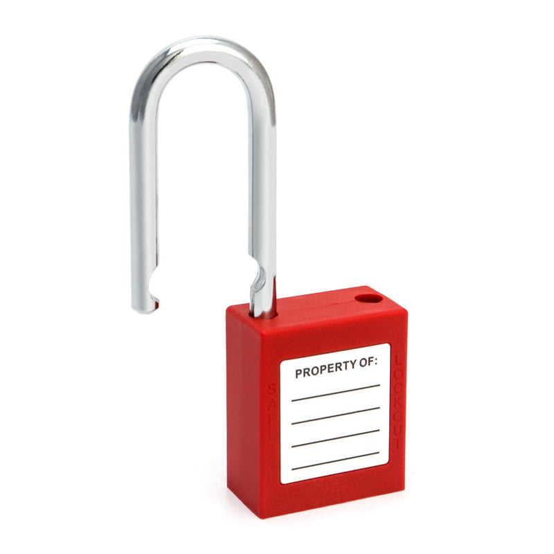 QWORK Red Lockout Tagout Safety Padlock, 2 Padlocks with 4 Keys 2 Pack - NewNest Australia