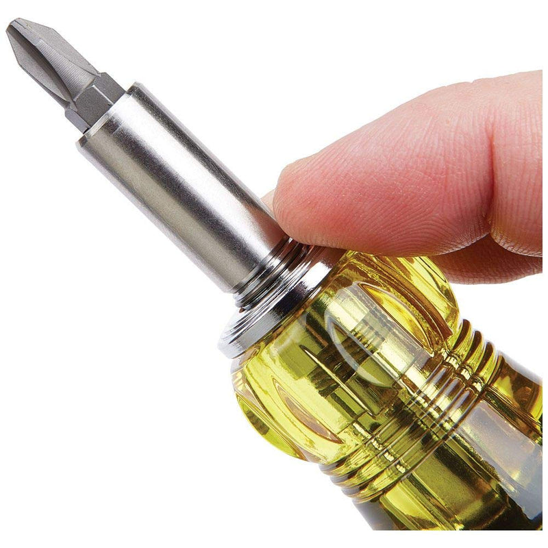 Klein Tools 32303 Multi-Bit Screwdriver / Nut Driver, Impact Rated 14-in-1 Magnetic Screwdriver Set Phillips, Slotted, Square, Combo, Torx - NewNest Australia