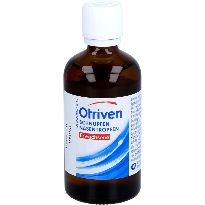 Otriven against colds 0.1% nose drops with xylometazoline, blue, 100 ml 100 ml (pack of 1) - NewNest Australia