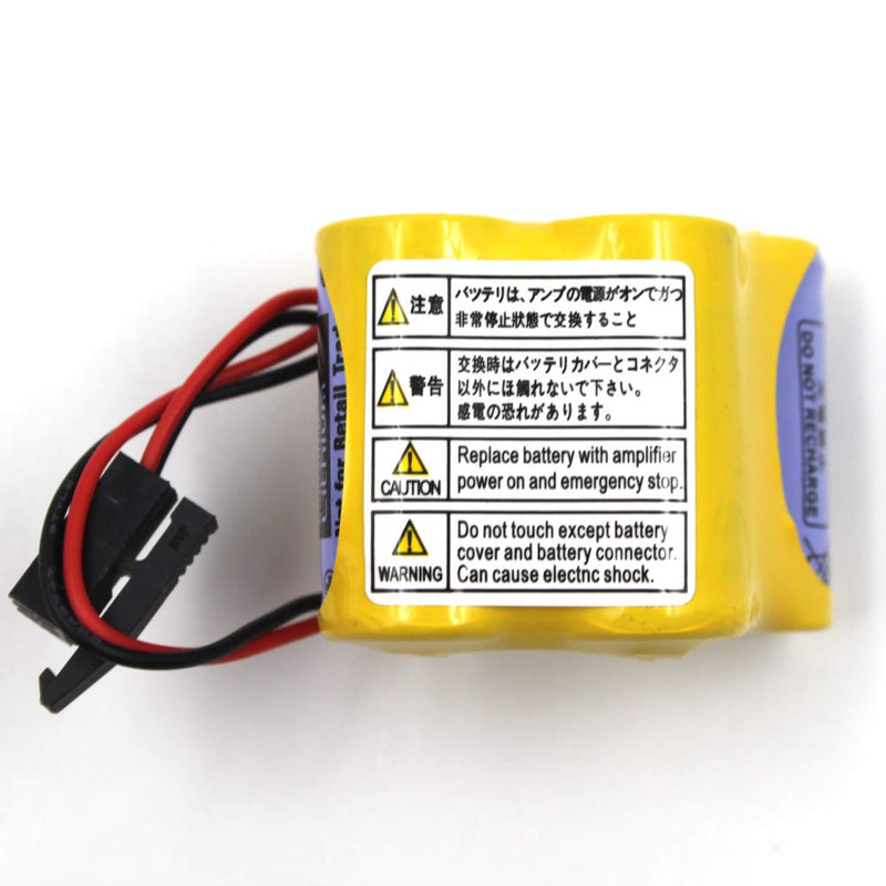 (3-Pack) BR-2/3AGCT4A 6V 4400mAh Replacement Battery for Panasonic FANUC A98L-0031-0025, CUSTOM-107, SHS749, ALIT0138, LIT0138 (Black Connector) Black Connector - NewNest Australia
