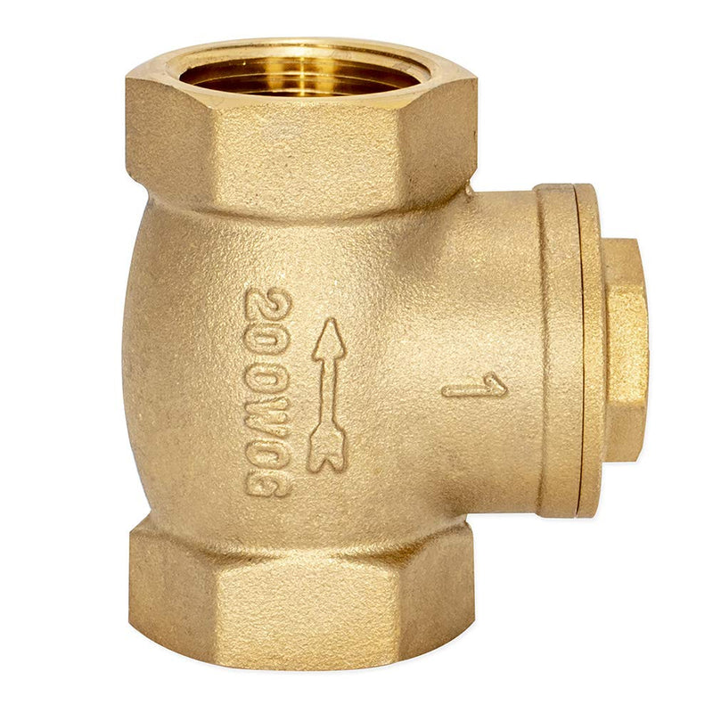 EZ-FLO 20425LF, Brass Swing Check Valve, 1" IPS - NewNest Australia