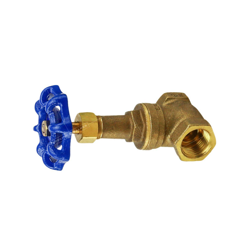 Midline Valve I44U256 Long Bonnet Gate Valve with Wheel Handle, Heavy Duty, Lead Free, Water Shutoff 3/4 in. FIP Connections, Cast Brass Single Pack 3/4 in. - NewNest Australia