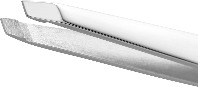 ZWILLING Oblique Tweezers for Precise Eyebrow Hair Removal, Polished Stainless Steel, 90 mm Oblique Tip - NewNest Australia