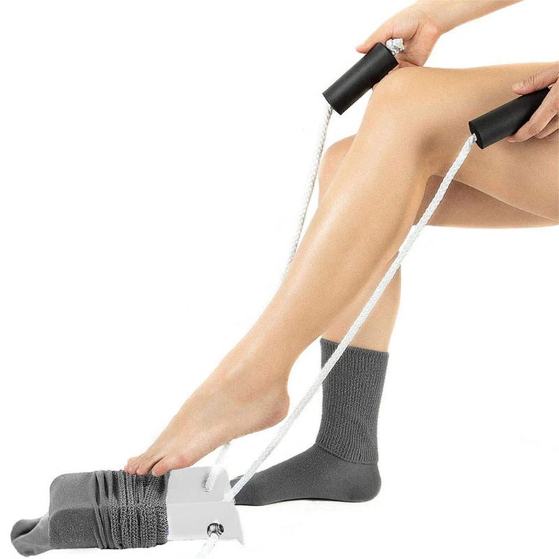 Sock Aid for Putting Socks On and Off, Flexible Sock aid Tool Sock Helper Puller Aid Adjustable Socks Pulling Assist Device for Men, Women, Elderly, Disabled, Pregnant, Handicapped, Diabetics - NewNest Australia