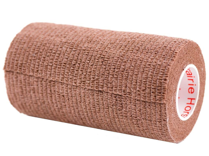 3 Inch Self Adhesive Medical Bandage Wrap Sport Tape (Cool Brown) (6 Pack) Strong Elastic Self Adherent Cohesive First Aid Sport Flex Rolls for Wrist Ankle Knee Sprains and Swelling Cool Brown 6 Count (Pack of 1) - NewNest Australia