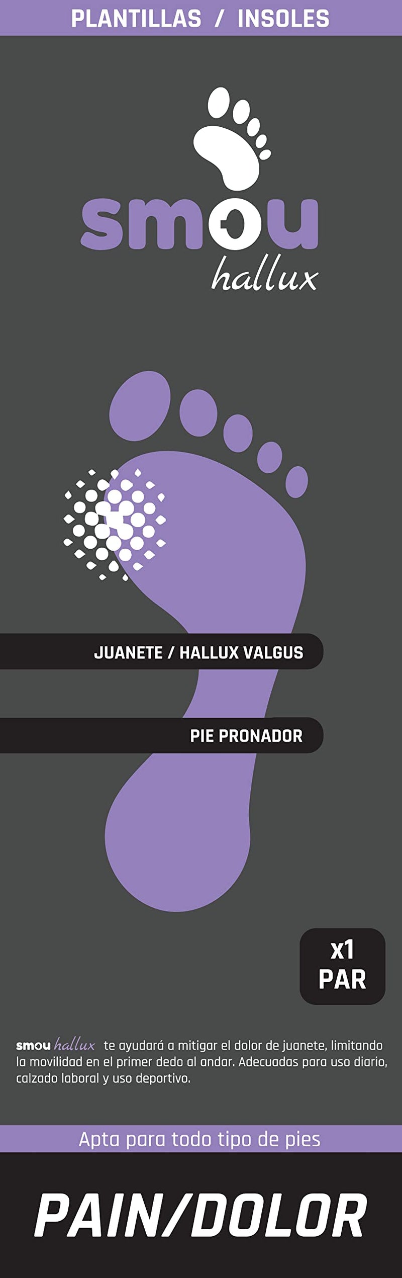 Smou Hallux Insoles For Hallux Valgus Shoes Women, Orthopedic Shoes For Men And Women, With Hallux Valgus Splint, Orthopedic Shoe Insoles In The Case Of Bunion, Black - NewNest Australia
