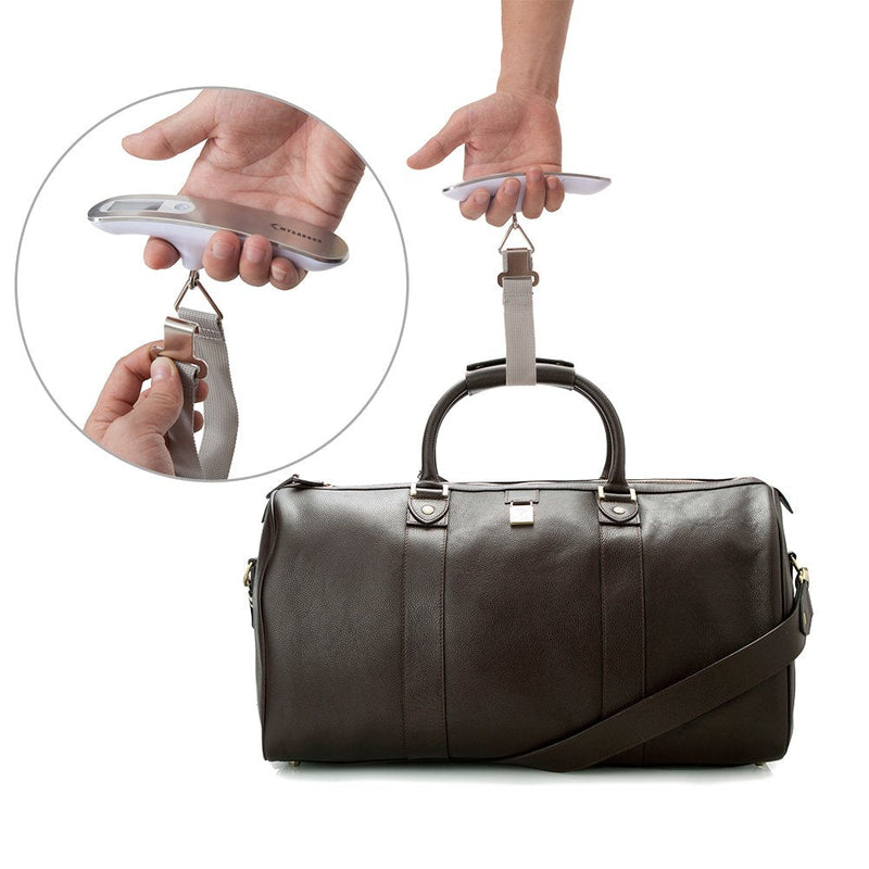 MYCARBON Luggage Scale Portable Digital Scale Electronic Suitcase Scale Hanging Scales Luggage Weighing Scale 110 Pound/ 50 Killogram with Backlit with Tare Function Lightweigh for Travel - NewNest Australia