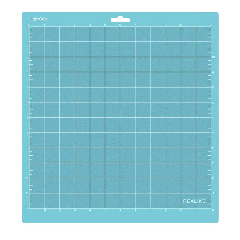 REALIKE 12x12 Lightgrip Cutting Mat for Cricut Maker 3/Maker/Explore 3/Air 2/Air/One(3 Mats), Gridded Adhesive Non-Slip Cut Mat for Crafts, Quilting, Sewing and All Arts Blue for Cricut 12*12 (3 Mats) - NewNest Australia