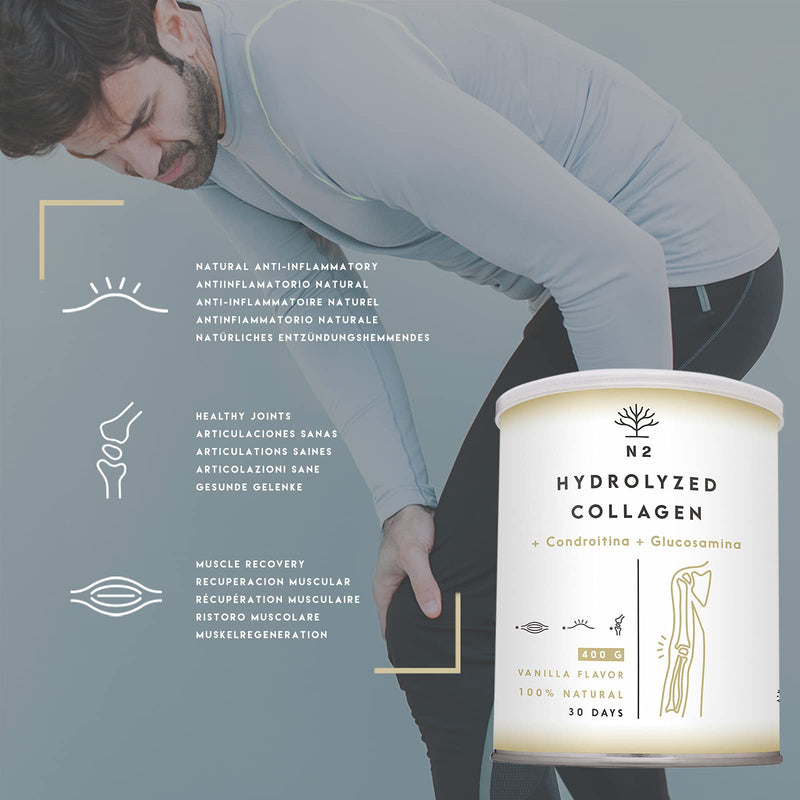 Collagen Hydrolysate Powder With Hyaluronic Acid, Glucosamine, Vitamin C, Magnesium, Silicon. Collagen Powder. Powerful Cartilage Protection. Strengthening Joints, Bones, Skin. Eu N2 Natural Nutrition - NewNest Australia