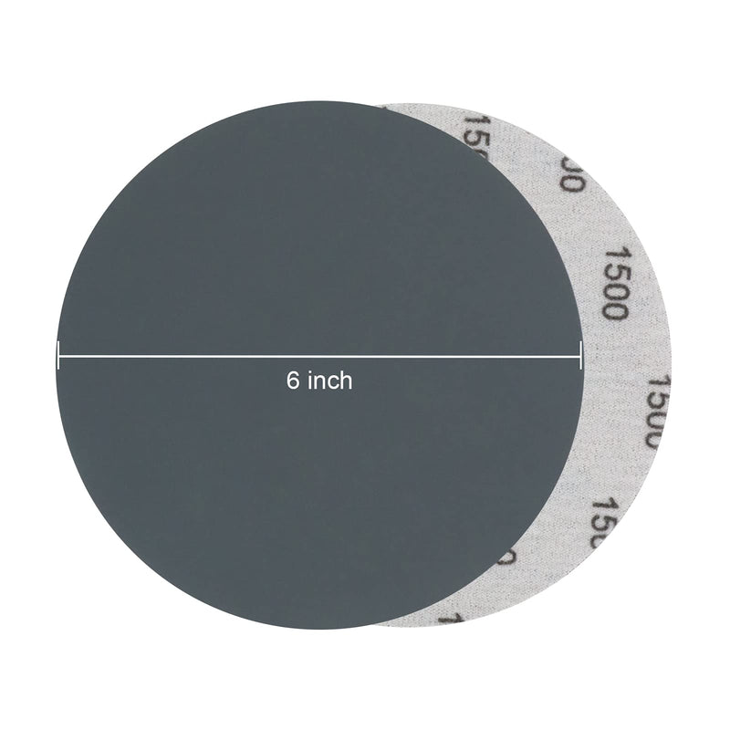 VIBRATITE 6 Inch Sanding Discs-30 Packs Hook and Loop Wet Dry Sandpaper 1500 Grit Random Orbital Sander for Automotive Wood Metal Plastic Sanding Polishing - NewNest Australia