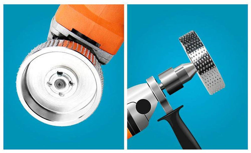 Szliyands Wood Carving disc,Grinder Wood Tungsten Carbide Grinding Wheel Grinder Shaping Disc Bore Wood Sanding Carving Tool Woodworking Angle Grinder Attachment (Silver) Silver - NewNest Australia