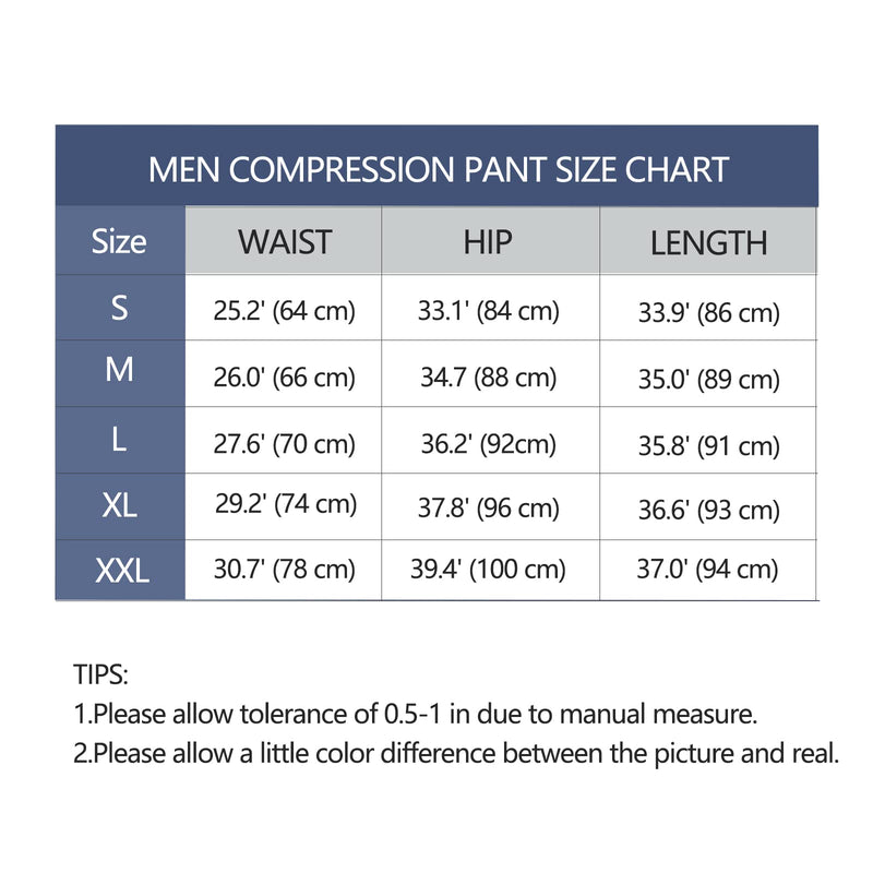 SS COLOR FISH Men Compression Pants Athletic Baselayer Workout Legging Running Tights for Men Grey (With Pockets) Large - NewNest Australia