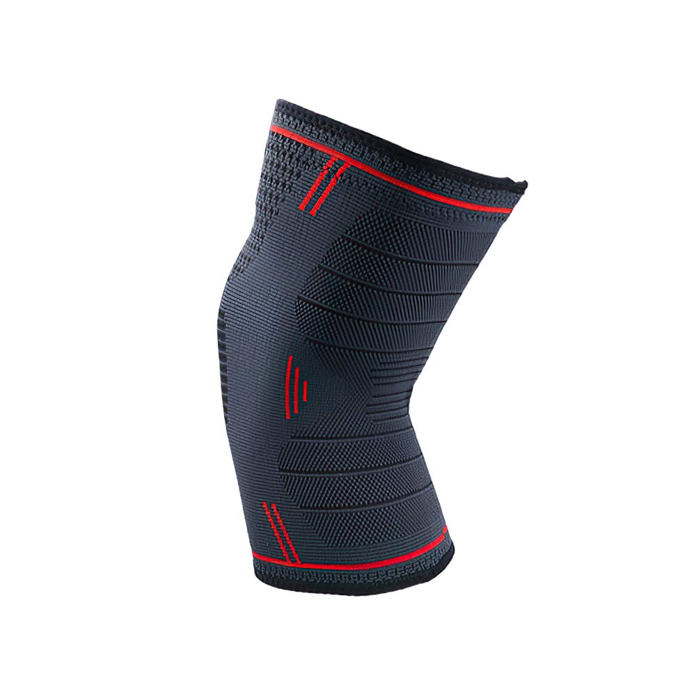 Boer knee support compression knee pads, knee braces elastic sports knee  pads, knee pads knee sleeve for men women - volleyball, basketball, size: M  