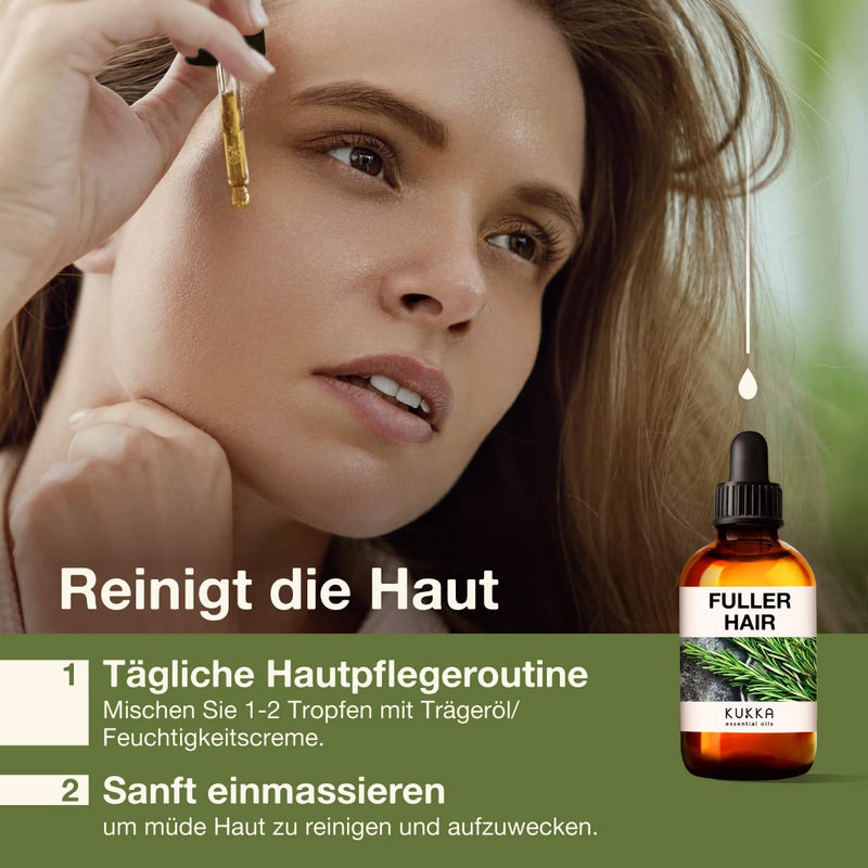 Kukka Rosemary Oil For Hair Growth (118Ml) - 100% Natural Pure Undiluted Rosemary Essential Oil Hair For Skin, Diffuser, Dry Scalp And Aromatherapy - Rosemary Hair Oil For Hair Loss - NewNest Australia