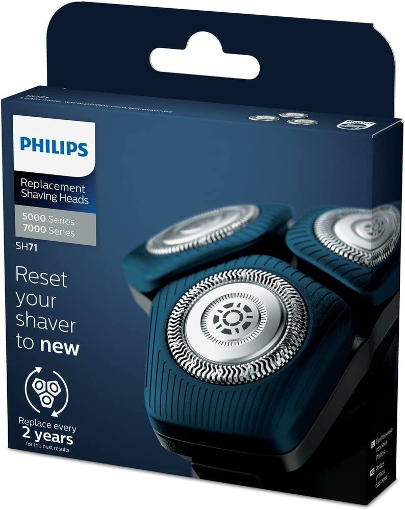 Philips Replacement Shaver Head for Series 7000 & 5000 Electric Shavers (Model SH71/50) Replacement Shaver Head for S77XX & S55XX Single* - NewNest Australia