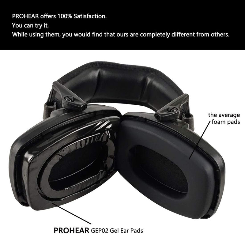 PROHEAR GEP02 Gel Ear Pads for Howard Leight by Honeywell Impact Sport Pro Sync Leightning Earmuffs - NewNest Australia