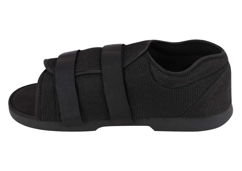 Unisex Plaster Shoes with Velcro Fastener Postoperative Rehabilitation Shoes Stabilizing Postoperative Fixation Shoes Breathable Wide Opening Shoe Fracture Shoe for Swollen Feet, Bone Fractures Black MM (28 cm x 10.5 cm) - NewNest Australia