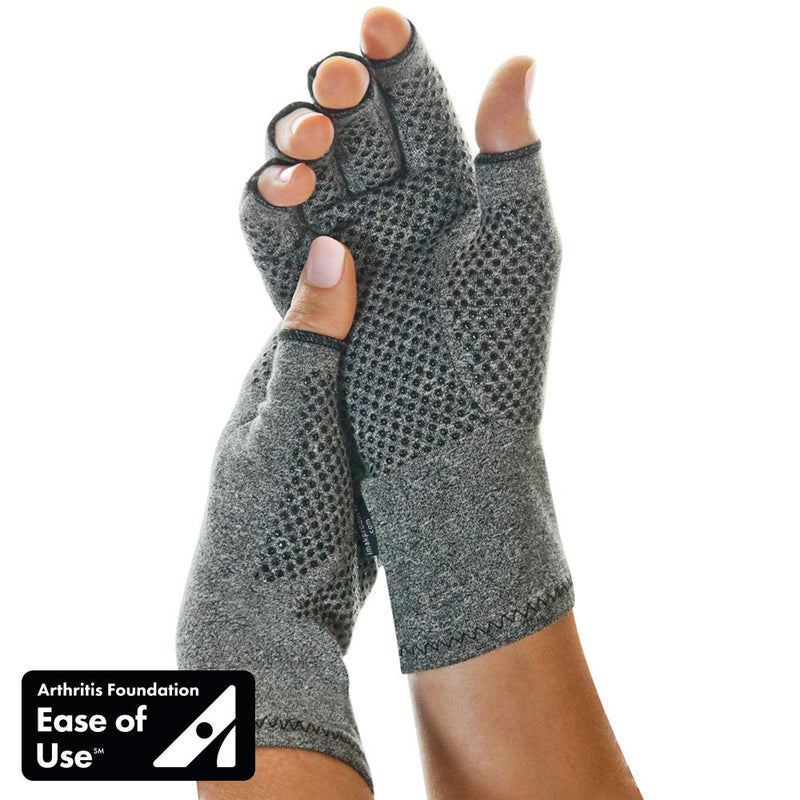 IMAK Compression Active Gloves, Large – Arthritis, Fibromyalgia, Neuropathy, Joint Pain, & Rheumatoid Support – Fingerless Compression Gloves - All Day Support - NewNest Australia