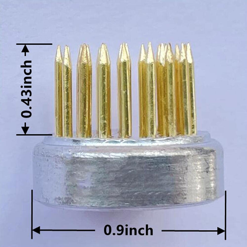 10Pcs Floral Frogs 23mm/0.9inch Round Kenzans Mini Flower Frog Pin Frog Japanese Ikebana Spiky Frog Fixed Tools Metal Flower Arranger Tool Pin Holder for Small Vase 10Pcs - NewNest Australia