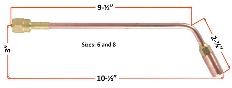 SÜA Heating Nozzle/Rosebud 6-MFN-1 Replacement for 100 Series Victor Torch Handles. Oxy/Propane Size: #6 (6-MFN-1) - NewNest Australia