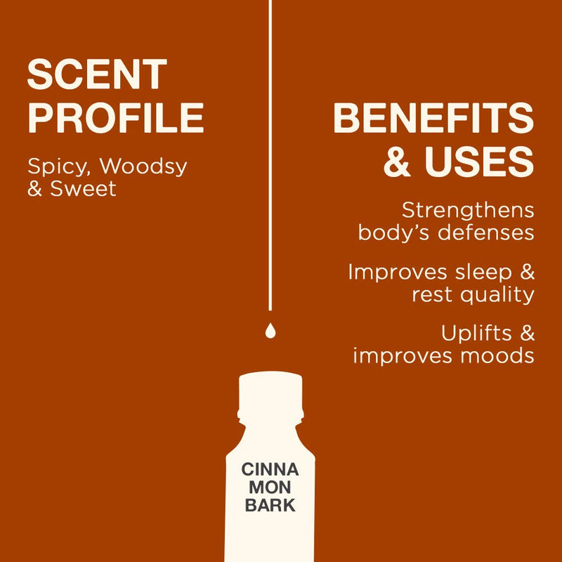 Kukka Cinnamon Bark Essential Oil for Pain Relief - Natural Cinnamon Bark Oil for Health - 100 Therapeutic Grade Essential Oils for Aromatherapy - 10ml 10 ml (Pack of 1) - NewNest Australia