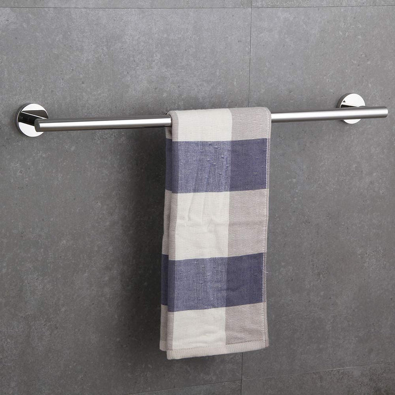 NANA 24-Inch Bath Towel Bar SUS 304 Stainless Steel Towel Holder Modern Bathroom Accessories Wall Mounted, Polished Finish BM8660-G - NewNest Australia