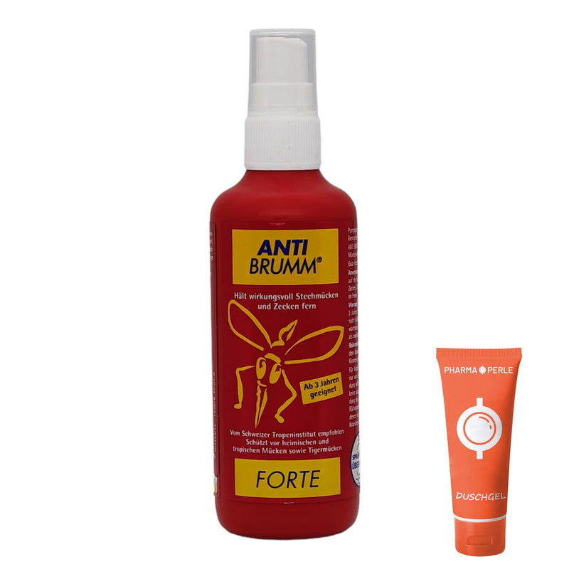 Anti Brumm Forte pump spray 150 ml I insect repellent I effective protection against mosquitoes and ticks I DEET I for long-distance travel, tropics I savings set plus Pharma Pearl give-away (1x 150 ml) 1x 150 ml - NewNest Australia