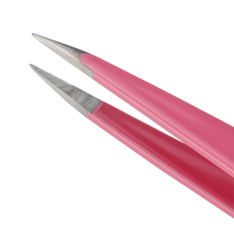 TWEEZERMAN tweezers with precision tips made of stainless steel, pretty in pink - NewNest Australia