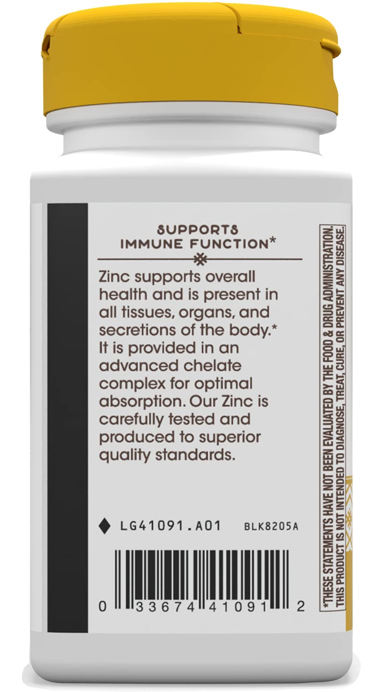 Nature's Way Zinc Chelate, Supports Immune Function*, 30 mg per Serving, 100 Capsules - NewNest Australia