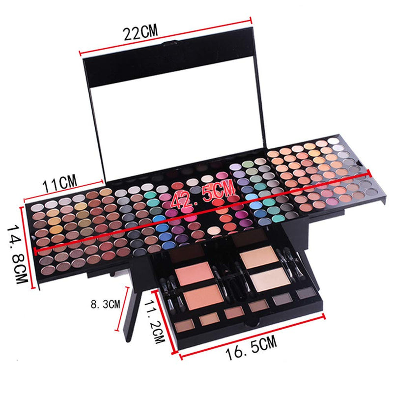 PhantomSky 180 Colours Eyeshadow Palette Makeup Contouring Kit - Perfect for Professional and Daily Use - NewNest Australia