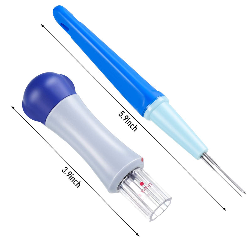 Pen Style Needle Felting Tool with 3 Needles and Punch Style Felting Needle Tool with 7 Barbed Needles, Wool Needle Felting Accessories for DIY Patchwork Wool Crafts Making Felt Patterns - NewNest Australia