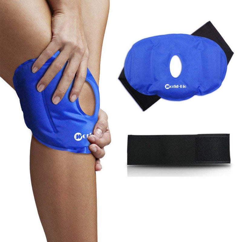 Knee Cooling Pads Cool Pack Gel, Cold Warm Compresses For Knee Injuries, Swelling, Knee Replacement Surgeries, Arthritis, Meniscus Tear And Acl, Compress Gel Cushion 25 X 17 Cm - NewNest Australia