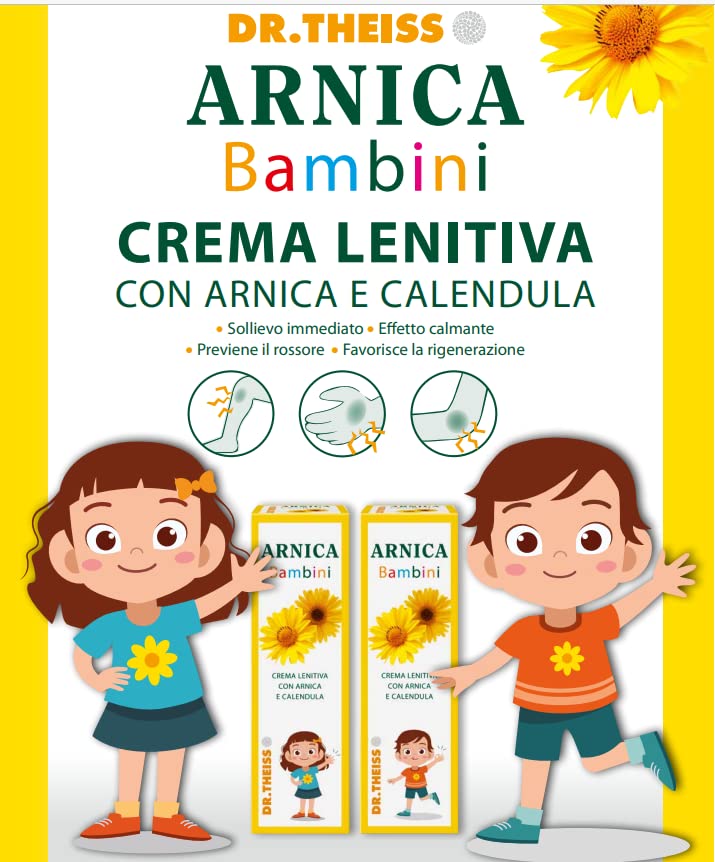 Dr. Theiss Arnica Baby - body cream for children, soothing, 100 ml, pomade with arnica and marigold with a calming and beneficial effect on the child's delicate skin - NewNest Australia