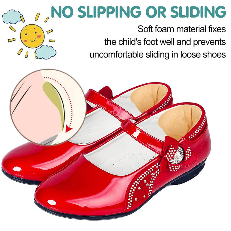Heel Pad Shoes For Children, 12 Pieces Heel Holder, Children'S Heel Pads For Too Large Shoes, Shoe Insoles For Too Large Shoes, Shoe Reducer For Girls And Boys (12 Pieces) - NewNest Australia