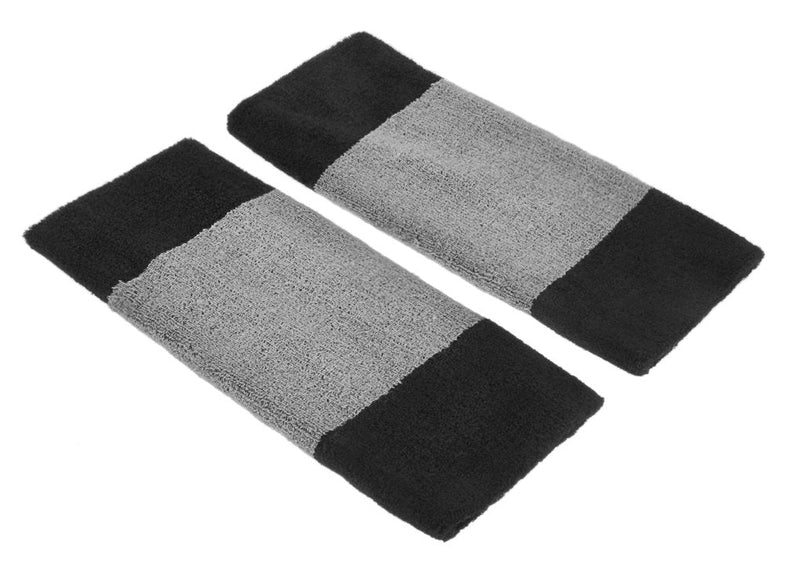 Men Women Thicken Thermal Knee Braces Leg Warmers Winter Breathable Cozy Warm Knee Pads Leg Sleeves Support Protector for Ski Cycling Dance Runing Arthritis Tendonitis, 1 Pair Black&Grey - NewNest Australia