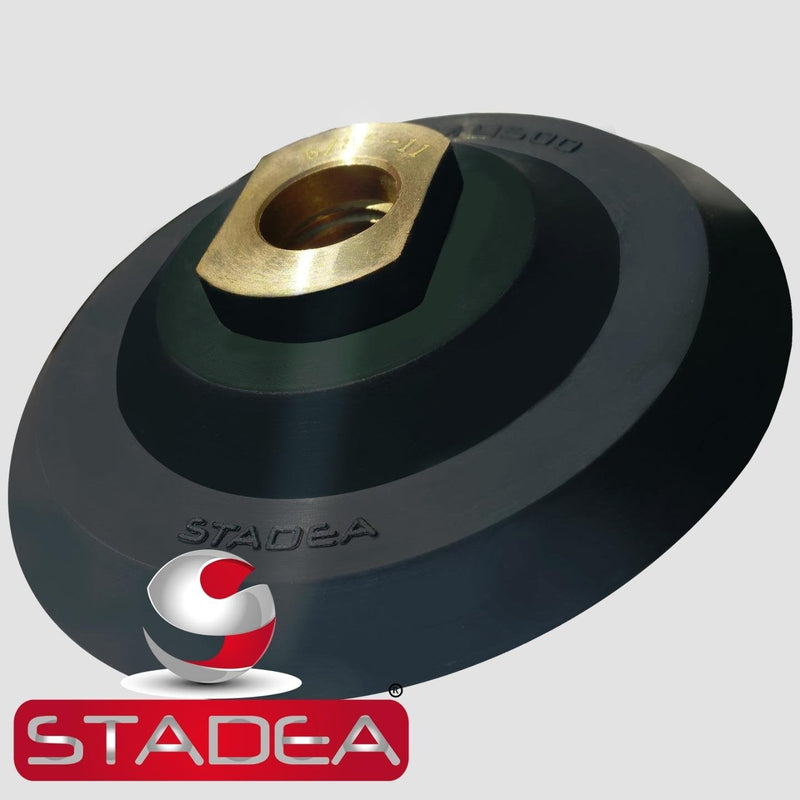 Stadea 5" Rubber Backer Pad/Rubber Backing Pad with Hook and Loop Backing Arbor 5/8" 11 - NewNest Australia