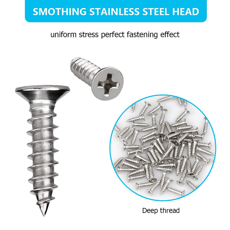 24 Pieces Stainless Steel Corner Braces (1.57 x 1.57 inch，40 x 40 mm) Joint Right Angle Bracket Fastener L Shaped Corner Fastener Joints Support Bracket, 96 Pieces Screws Included 1.57*1.57 inch - NewNest Australia