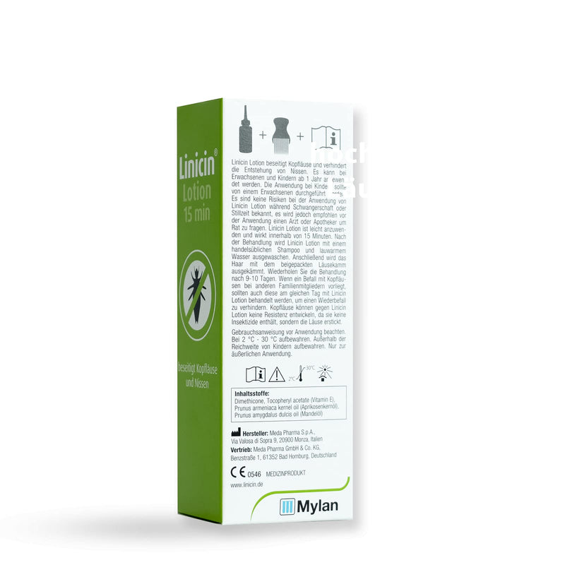 Linicin Lotion (100 ml) - lice treatment for the treatment of head lice, without a lice comb | Gentle on the scalp - NewNest Australia