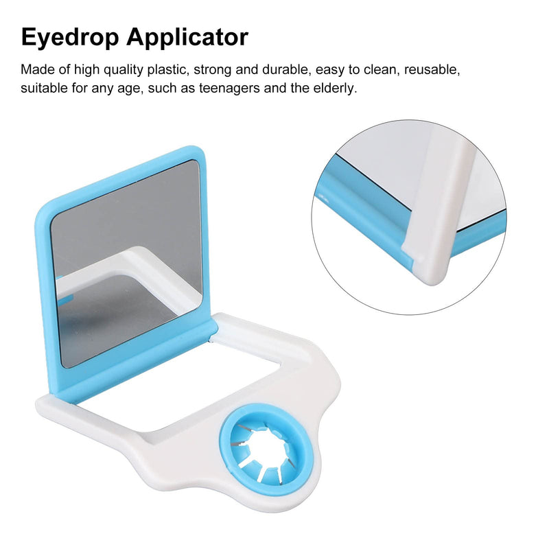 Eye Drop Dispenser Aid Eye Drop Device, Universal Eyedrop Applicator Reusable Eyedrop Guide Aid Suitable for Any Eye Drop Bottles Helping Guide of The Eye Drops - NewNest Australia
