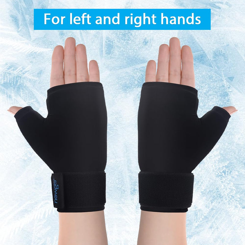 NEWGO Wrist Ice Pack, Gel Hand Ice Glove, Ice Wrap for Thumb, Hot Cold Therapy, Adjustable Strap for Pain Relief of Carpal Tunnel, Arthritis, Swelling & Bruises - NewNest Australia