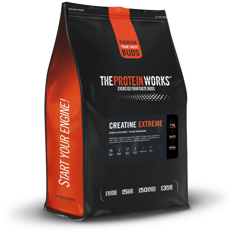 Protein Works - Creatine Extreme Powder | Creatine Formula | Premium Grade Supplement For Lean Muscle Growth | With Beta Analine | Berry Blitz | 400g - NewNest Australia