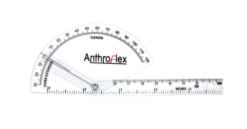 AnthroFlex 4-piece goniometer set: 30, 20 centimeters fingers, spine - for physiotherapy - NewNest Australia