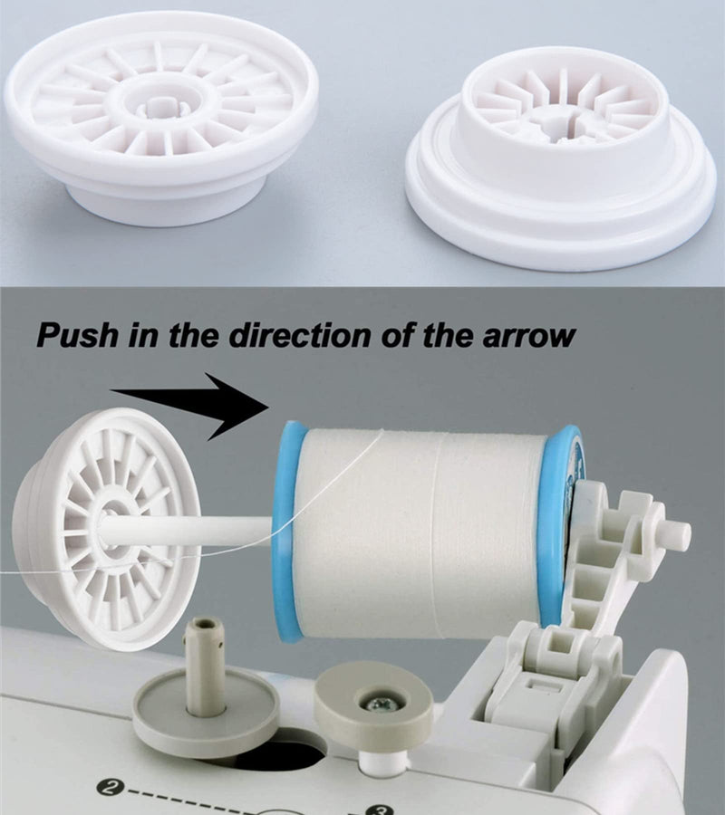 YEQIN 2 Piece Spool Pin Cap #511113-456 for Singer Sewing Machine 2000 4000 5000 6000 9000 Series - NewNest Australia
